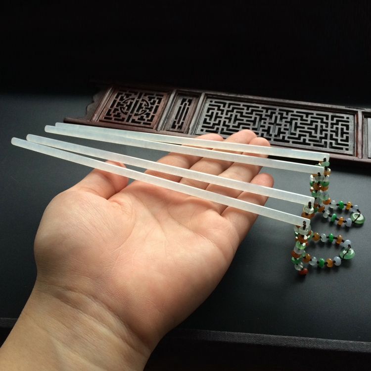 (超值推荐)冰种无色玉筷(两双) - 其他 - 翡翠王朝